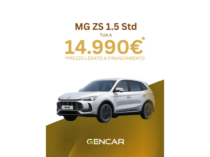 Offerta MG ZS 1.5 Std Gencar – SUV compatto a 14.990 euro