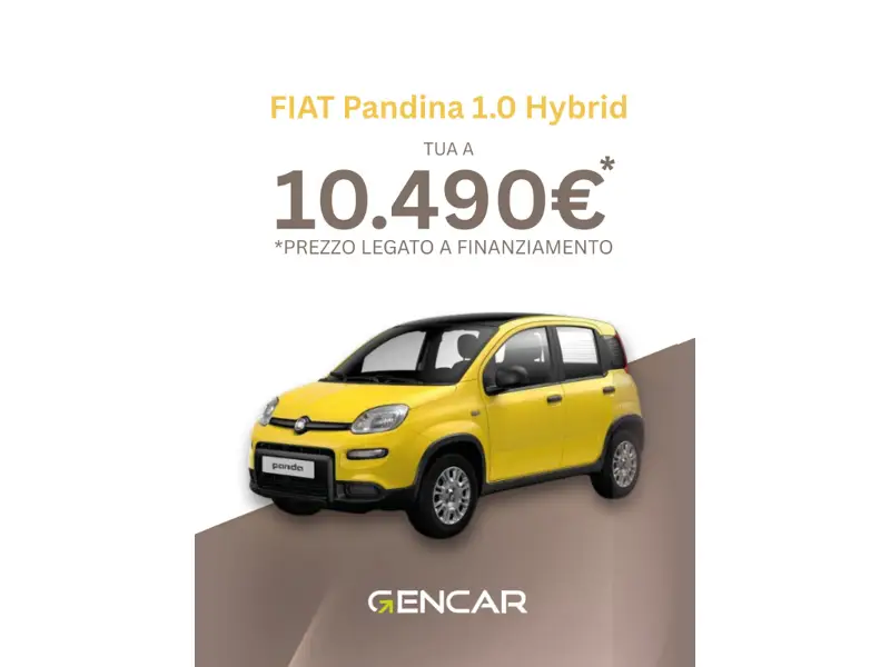 Offerta Fiat Pandina 1.0 Hybrid Gencar – City car a 10.490 euro